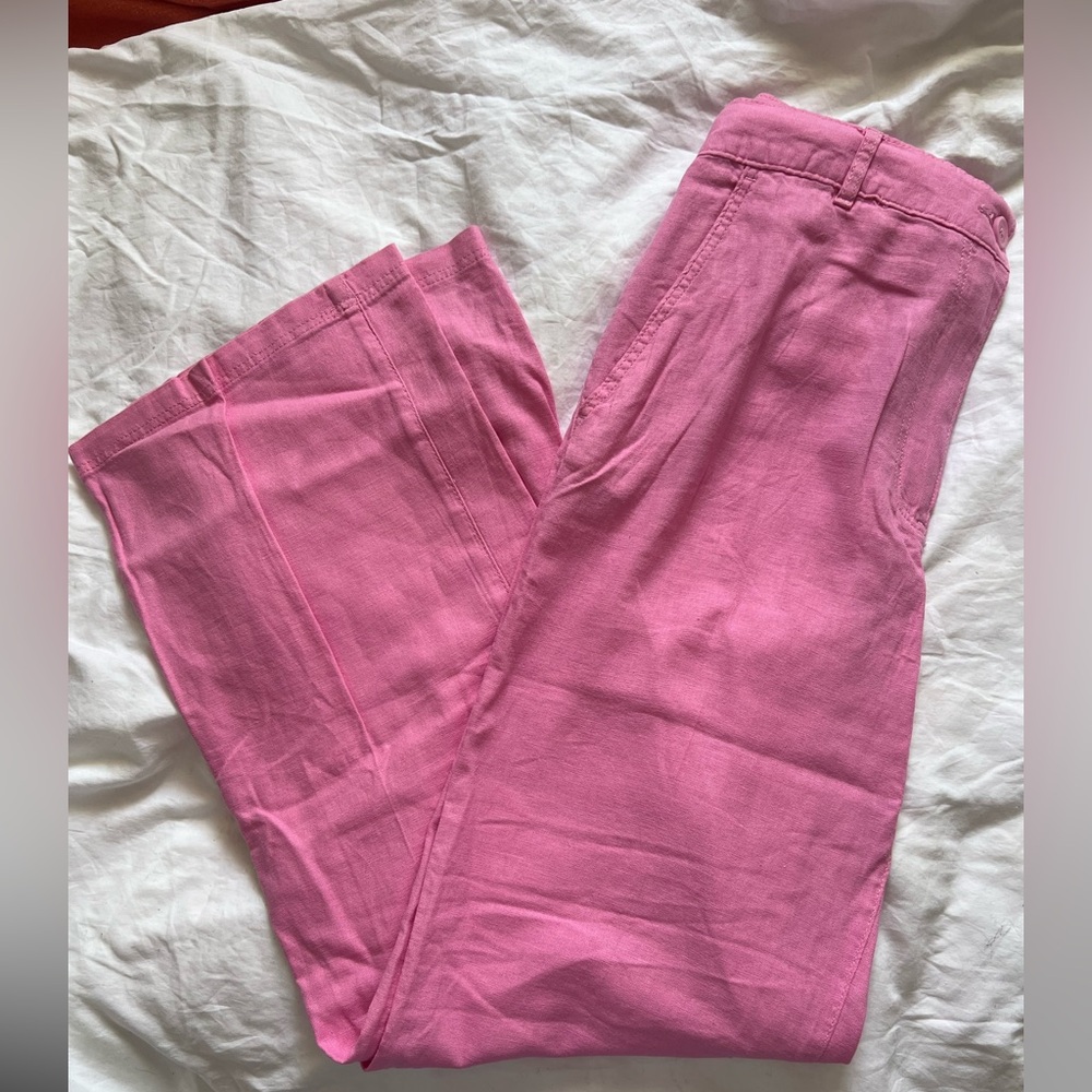 H&M Pink Linen Pants